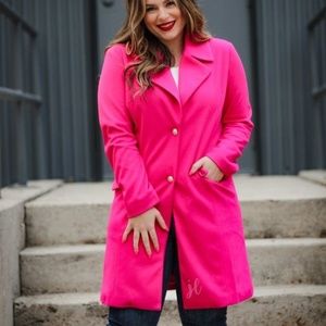 Fashion Week Hot Pink Coat - NEW